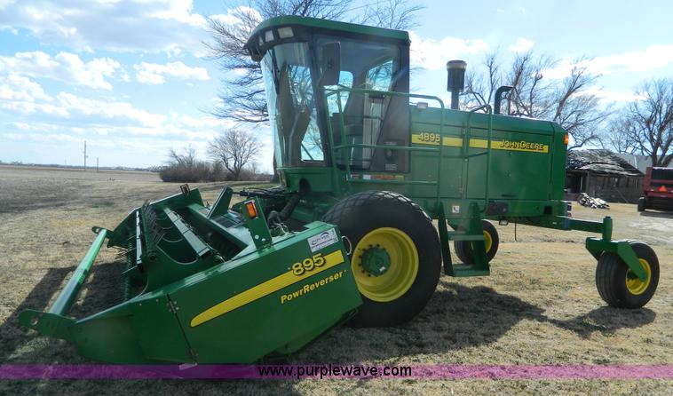 image for item L7346 2003 John Deere 4895 self-propelled windrower