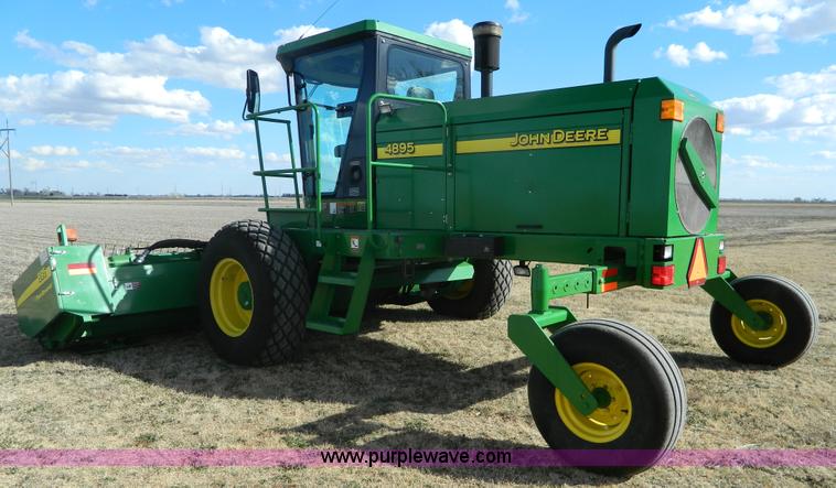 image for item L7346 2003 John Deere 4895 self-propelled windrower