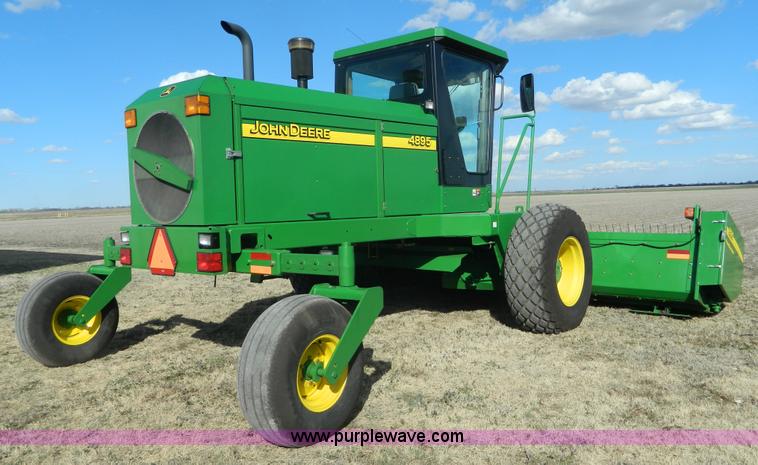 image for item L7346 2003 John Deere 4895 self-propelled windrower