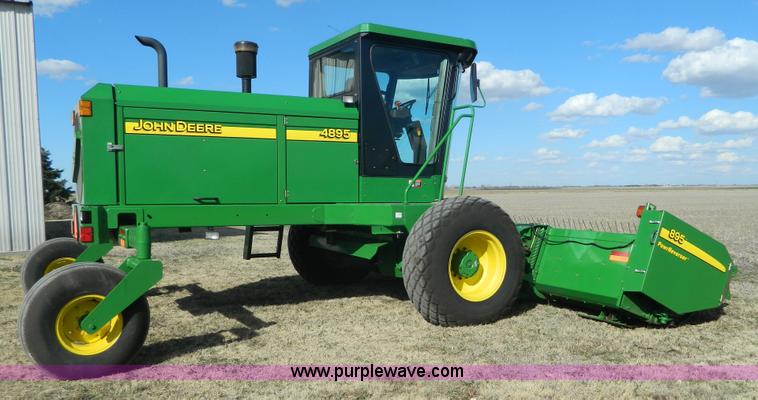 image for item L7346 2003 John Deere 4895 self-propelled windrower