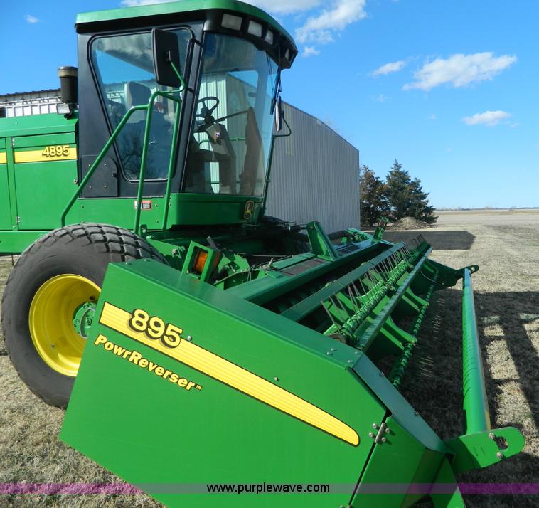 image for item L7346 2003 John Deere 4895 self-propelled windrower