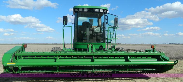 image for item L7346 2003 John Deere 4895 self-propelled windrower