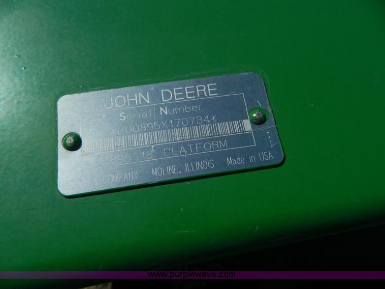 image for item L7346 2003 John Deere 4895 self-propelled windrower