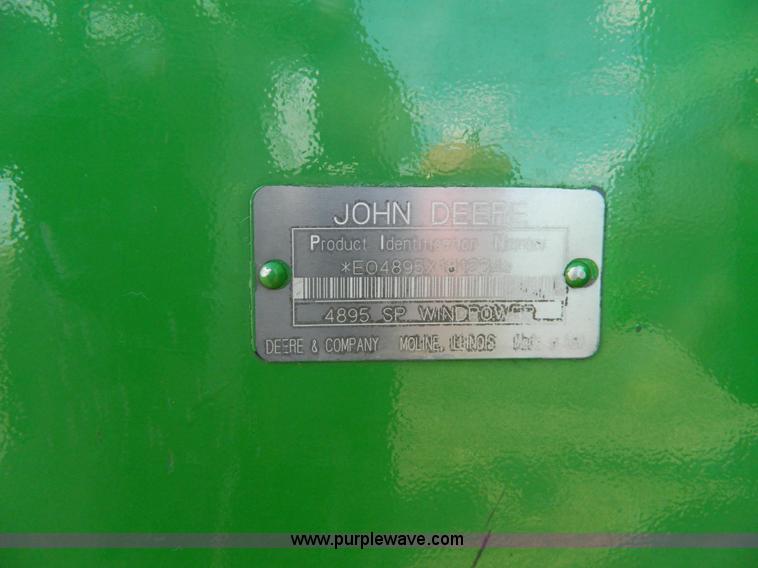 image for item L7346 2003 John Deere 4895 self-propelled windrower