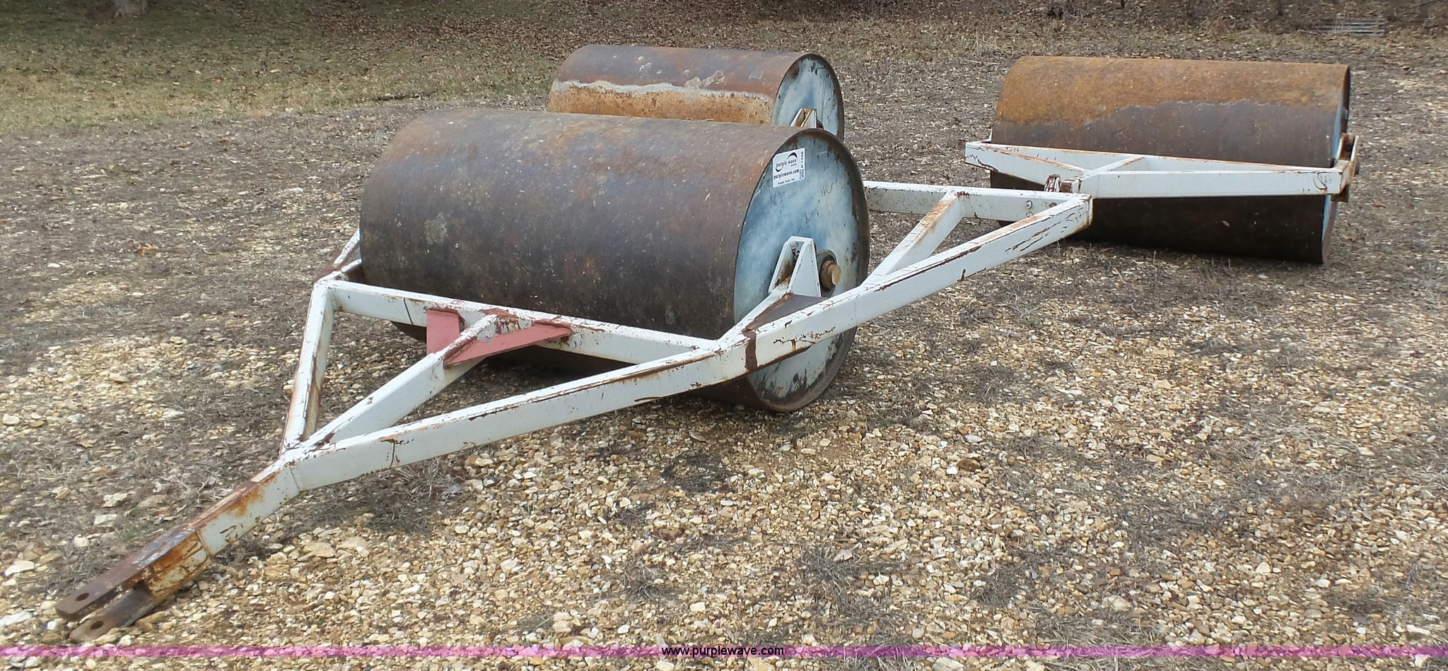 Steel pull behind rollers in Rhineland, MO Item K1298 sold Purple Wave
