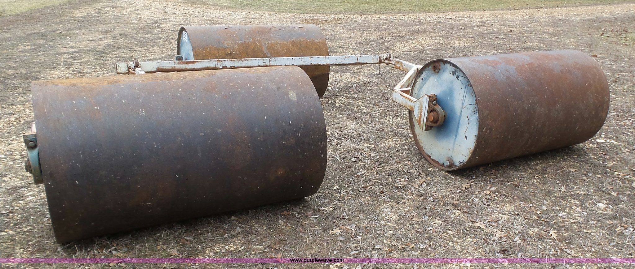 Steel pull behind rollers in Rhineland, MO Item K1298 sold Purple Wave