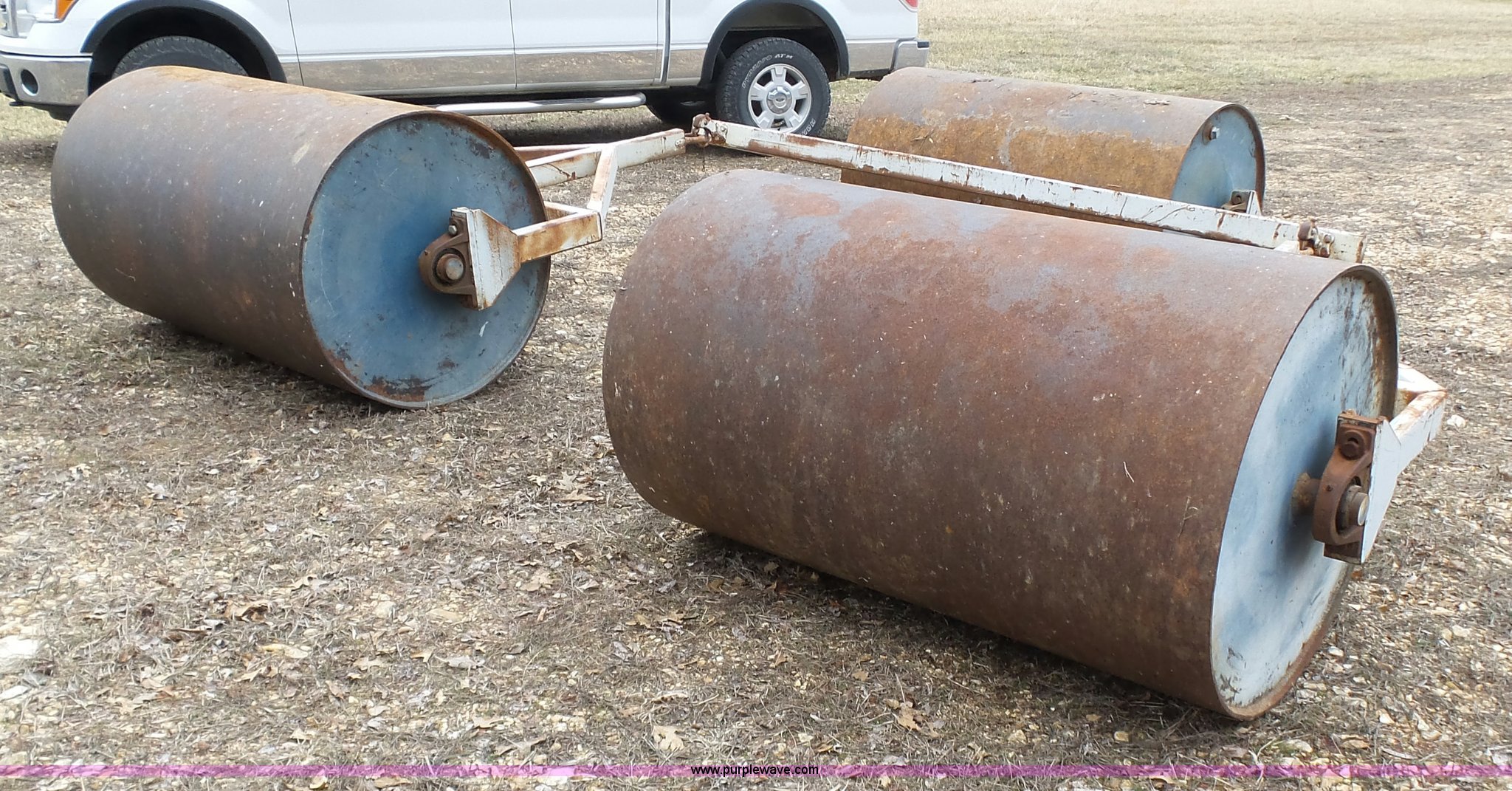 Steel pull behind rollers in Rhineland, MO Item K1298 sold Purple Wave