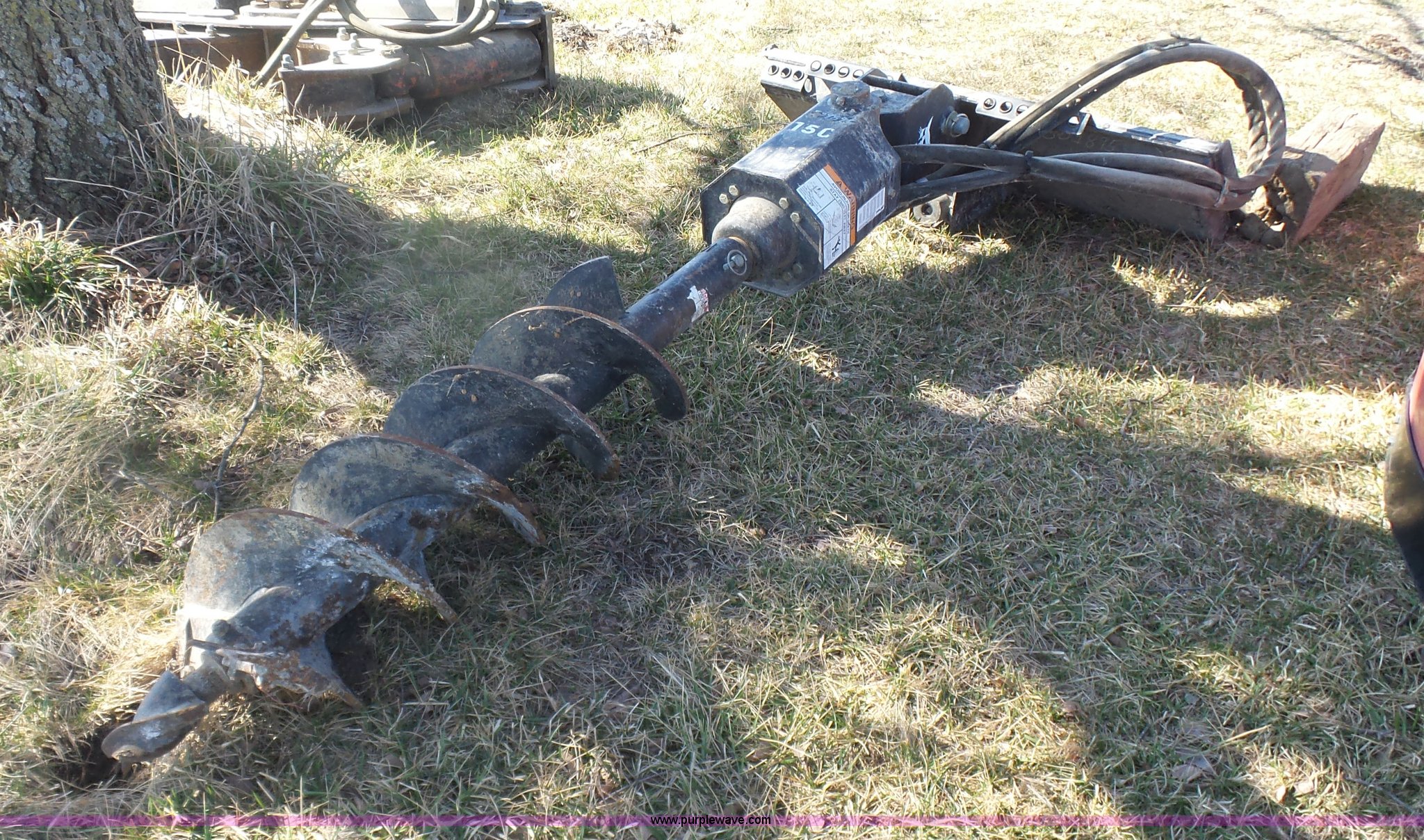Bobcat 150 post hole auger in Emporia, KS Item L7285 sold Purple Wave