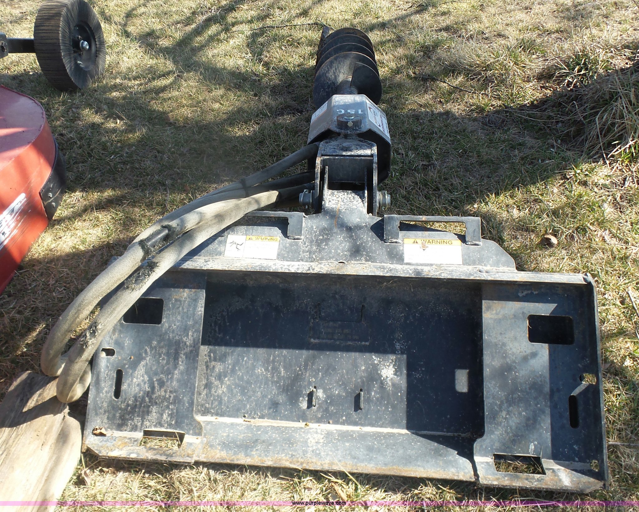 Bobcat 150 post hole auger in Emporia, KS | Item L7285 sold | Purple Wave