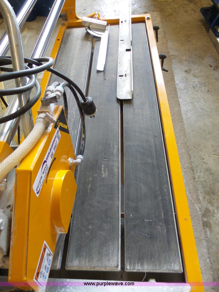 image for item BE9907 2007 Felker FRS-38T rail tile saw