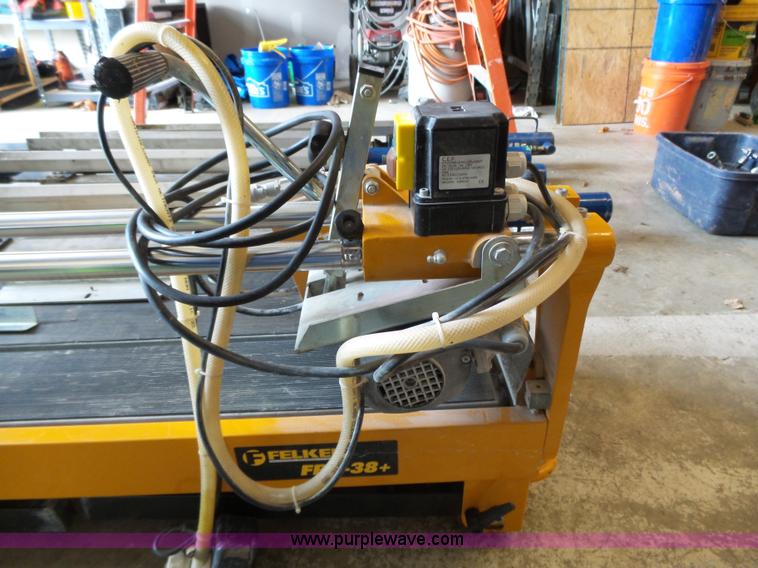 2007 Felker FRS38T rail tile saw in Lenexa, KS Item BE9907 sold