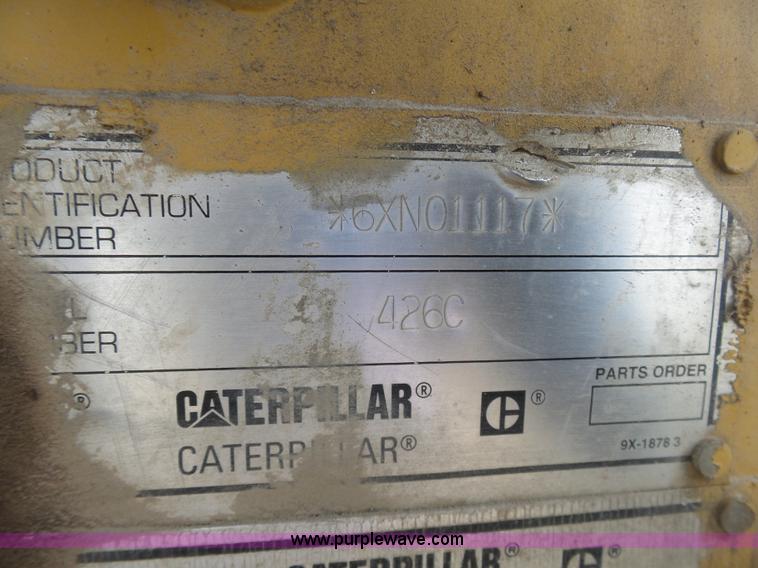 image for item BH9370 1997 Caterpillar 426C backhoe
