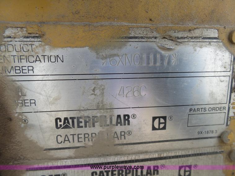 image for item BH9370 1997 Caterpillar 426C backhoe