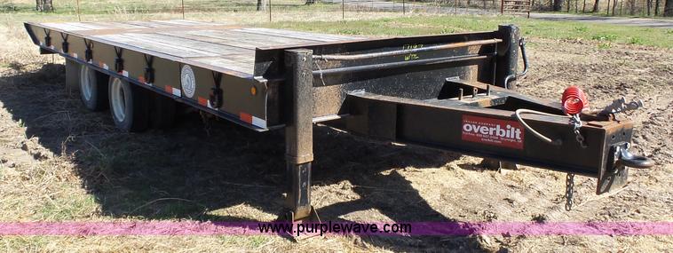 image for item BL9577 2011 Overbilt tilt deck trailer