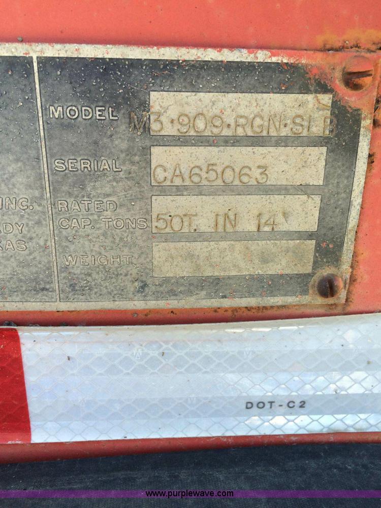 image for item BL9579 1964 Load Craft M3-909-RGN-S1B equipment trailer