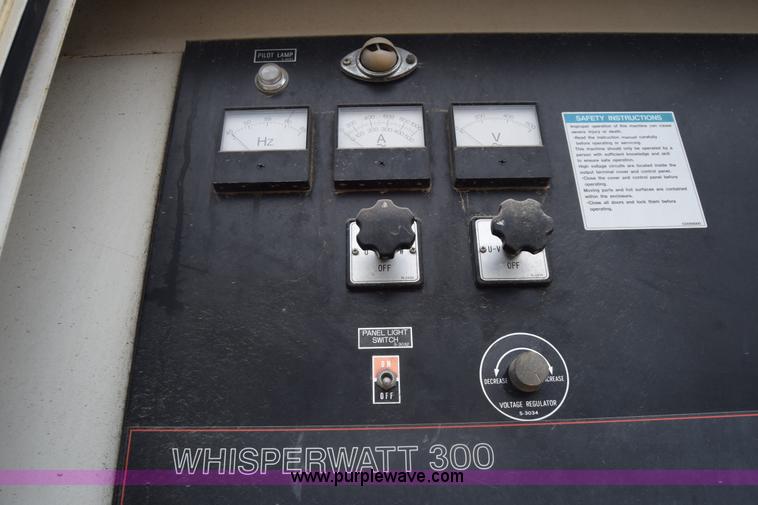 image for item BX9887 Multiquip Whisperwatt AC generator