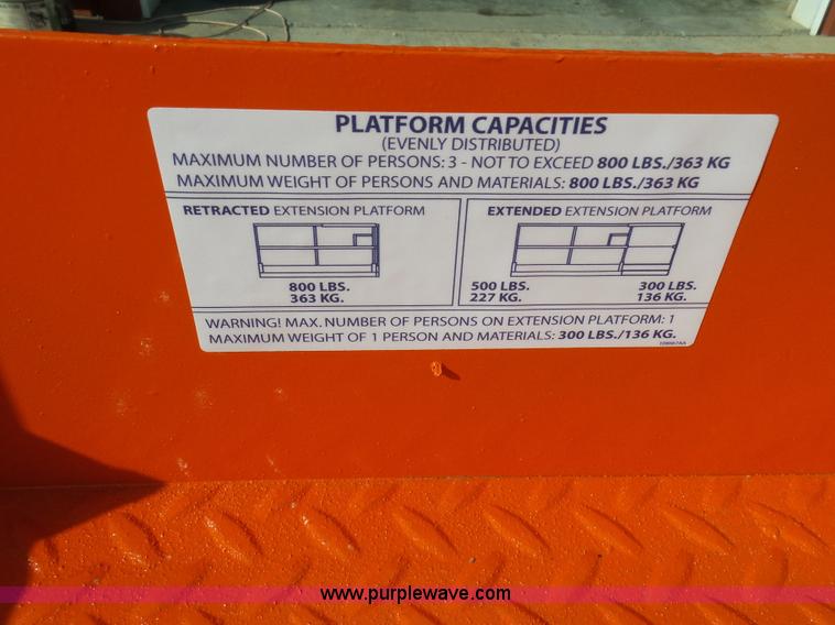 image for item G3707 Skyjack III 3219 scissor lift