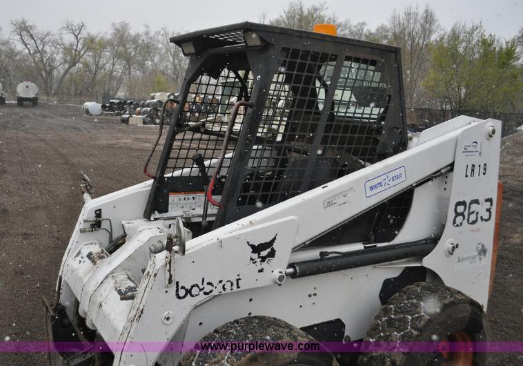 image for item G7324 1999 Bobcat 863 F series skid steer