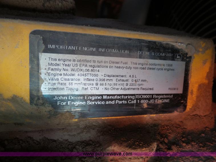 image for item J6180 1998 John Deere 310SE backhoe