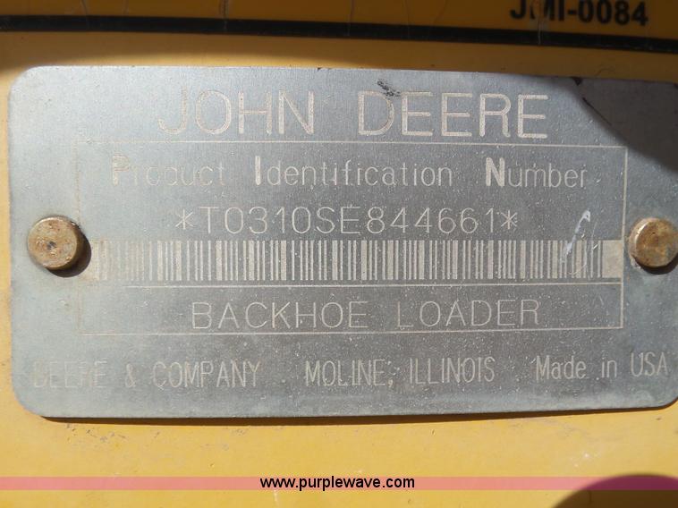 image for item J6180 1998 John Deere 310SE backhoe