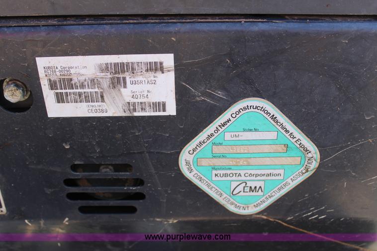 image for item J7556 Kubota U35 compact excavator