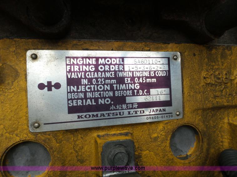 image for item J8955 1990 Komatsu WA380-1 wheel loader