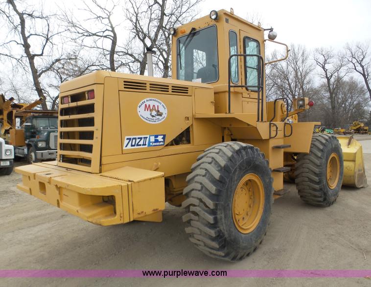 image for item J8956 Kawasaki 70 ZII wheel loader