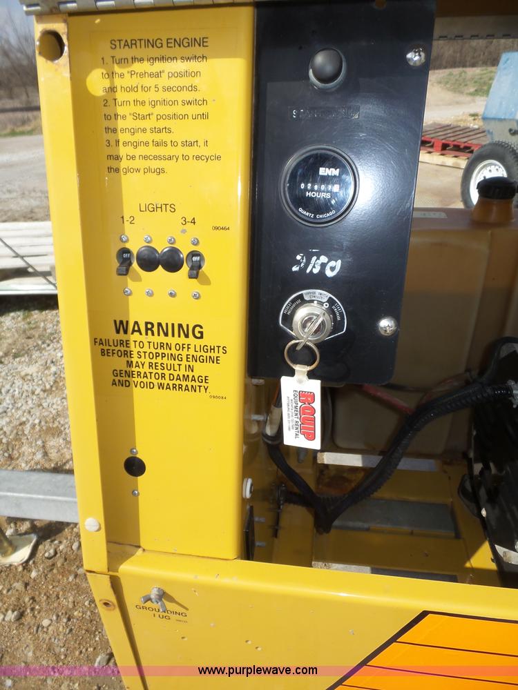 image for item J8959 Allmand Nite Lite Pro SHO light plant