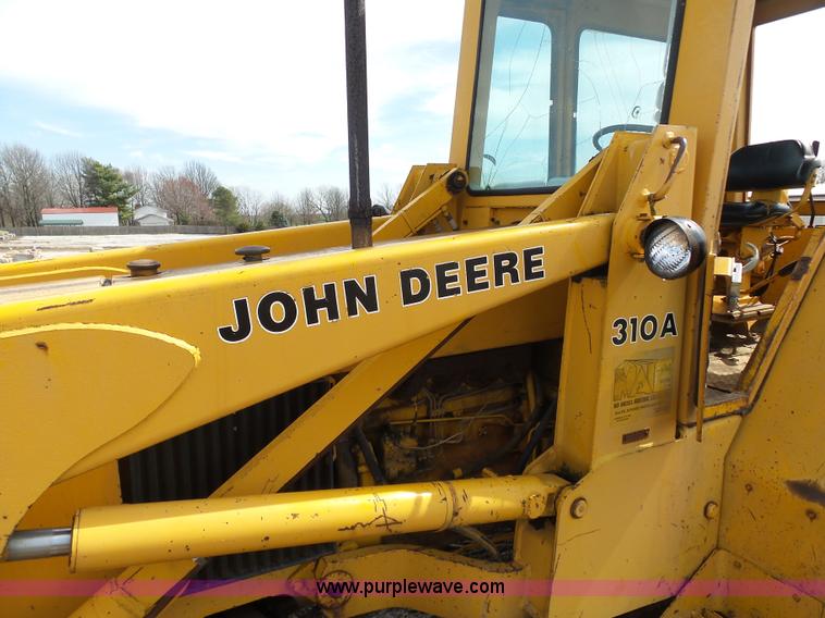 image for item K4277 John Deere 310A backhoe