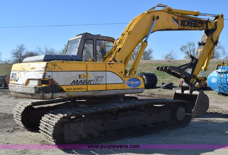 image for item K4296 Kobelco SK200 LC excavator