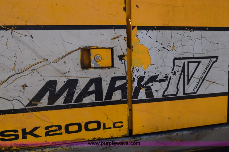 image for item K4296 Kobelco SK200 LC excavator