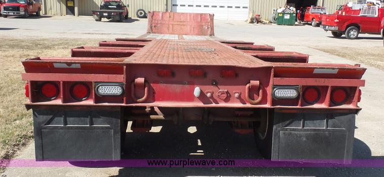 image for item K5098 1978 Load King 353DFD equipment trailer
