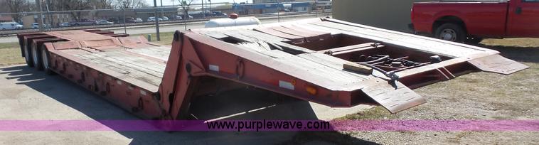 image for item K5098 1978 Load King 353DFD equipment trailer