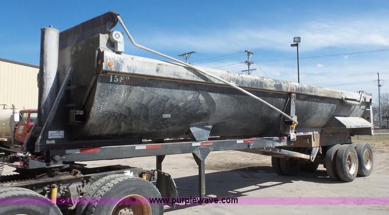 image for item K5106 2001 CPS end dump trailer