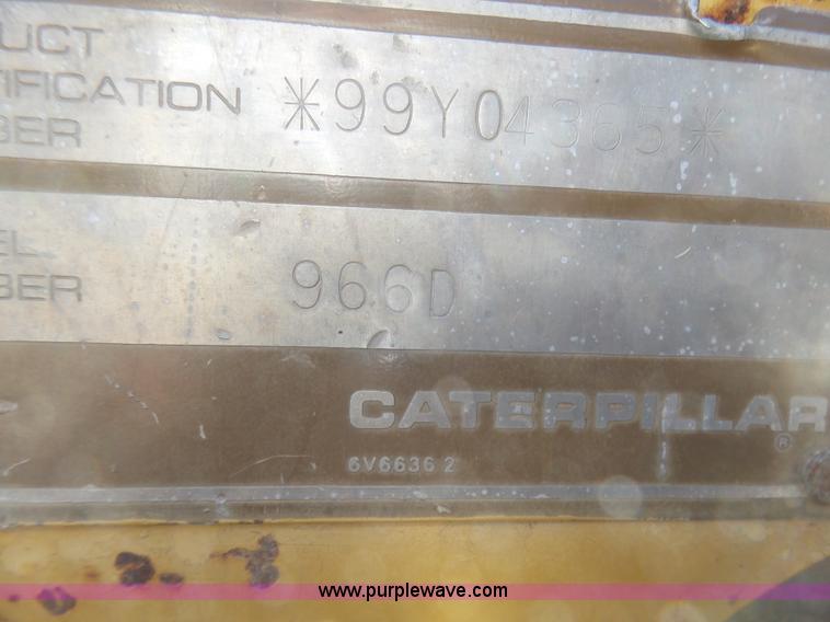 image for item L5466 1986 Caterpillar 966D wheel loader