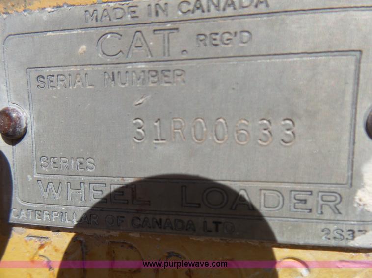 image for item L5467 1982 Caterpillar 950B wheel loader