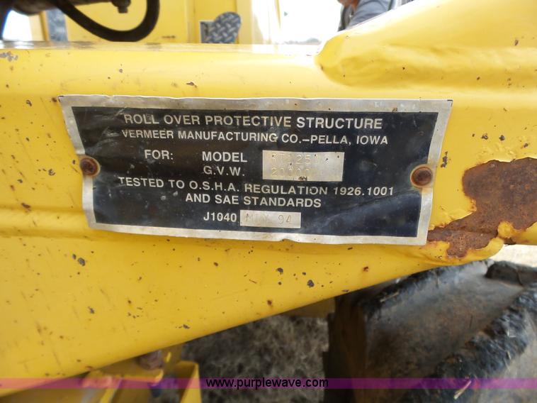 image for item L6278 2006 Vermeer RT1250 rock saw