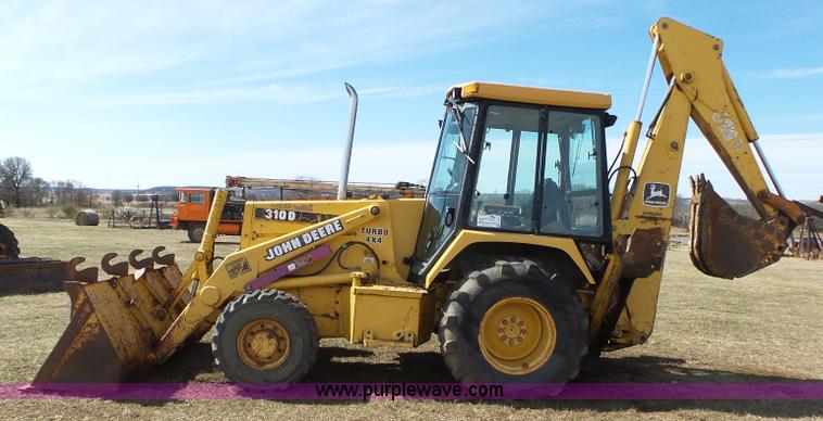image for item L6280 1996 John Deere 310D backhoe