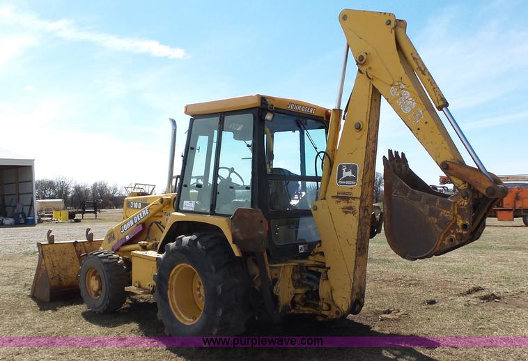 image for item L6280 1996 John Deere 310D backhoe