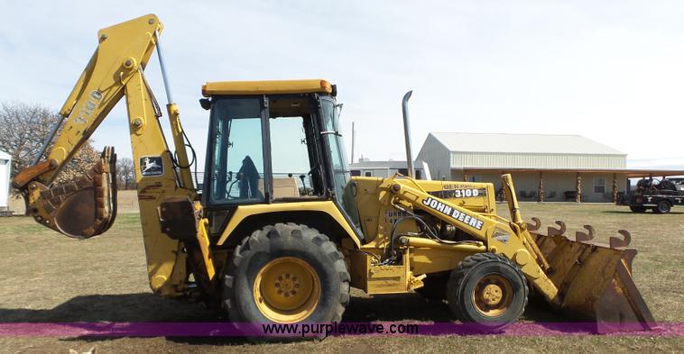 image for item L6280 1996 John Deere 310D backhoe