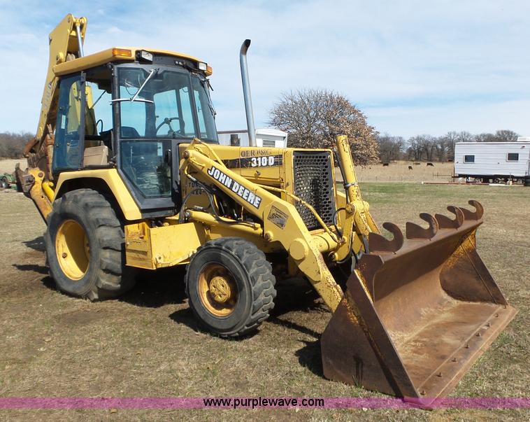 image for item L6280 1996 John Deere 310D backhoe
