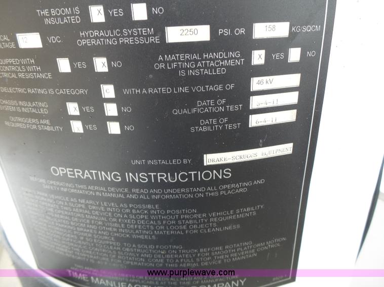 image for item L7135 2011 Dodge Ram 5500 bucket truck