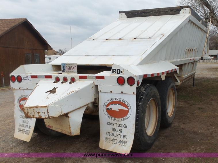 image for item L7258 2012 CTS bottom dump trailer
