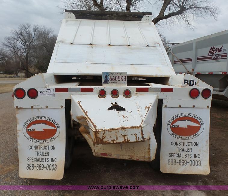 image for item L7258 2012 CTS bottom dump trailer