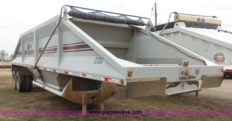 image for item L7259 2005 Rway 3521TAN bottom dump trailer