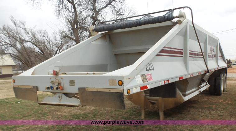 image for item L7259 2005 Rway 3521TAN bottom dump trailer