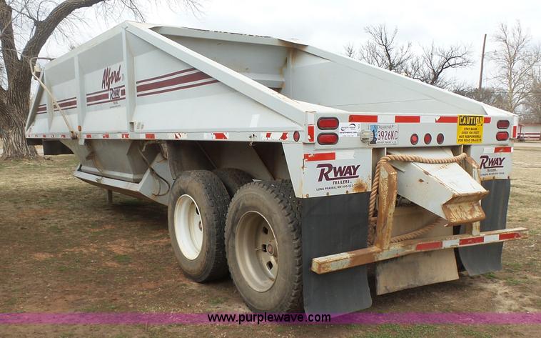 image for item L7259 2005 Rway 3521TAN bottom dump trailer