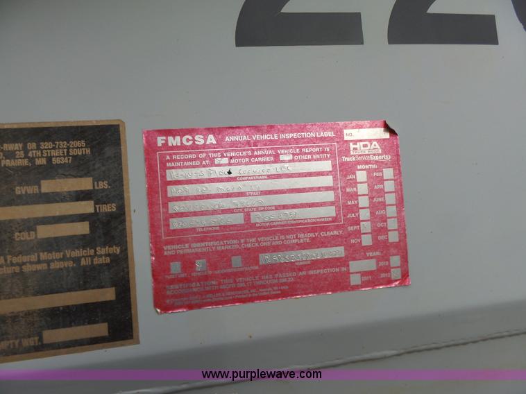 image for item L7259 2005 Rway 3521TAN bottom dump trailer