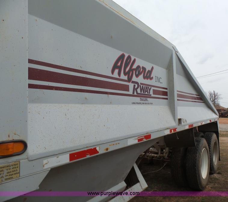 image for item L7259 2005 Rway 3521TAN bottom dump trailer