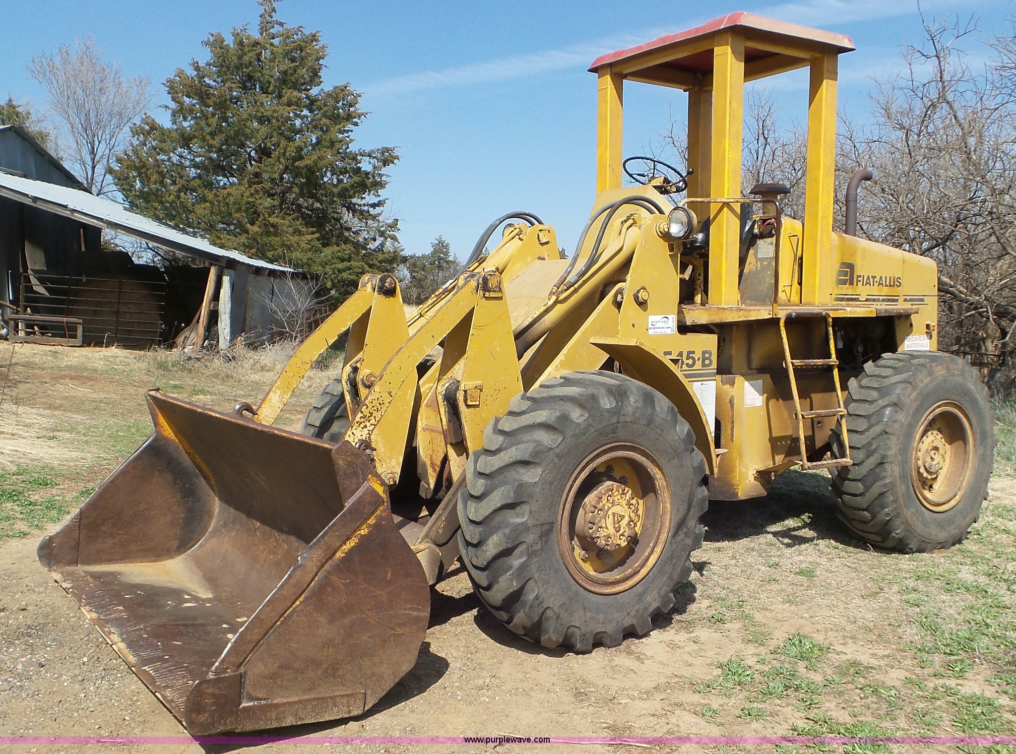 1969 FiatAllis 545B wheel loader in Brookville, KS Item K6894 sold Purple Wave